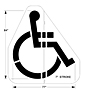 Handicap Symbol Stencil